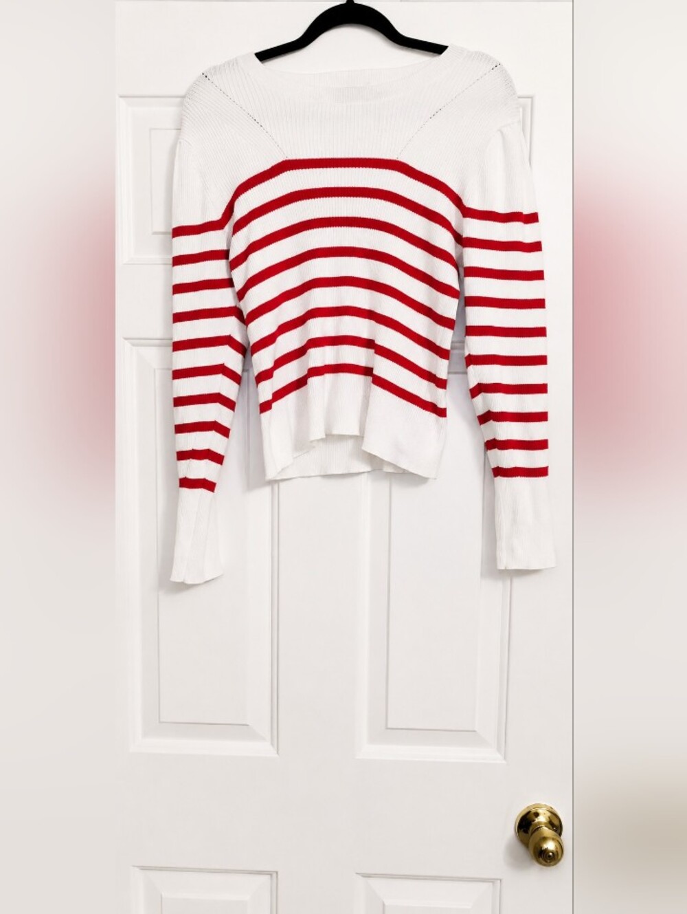Marled French Girl Chic Nautical Coastal Indie Sleeze Mod Revival Size Medium